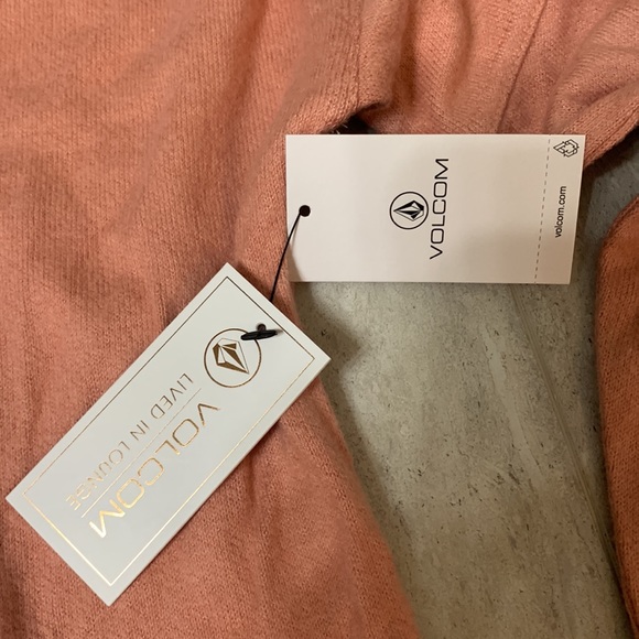 New! Volcom Lived in Lounge Lil Zip Fleece small - Picture 7 of 12